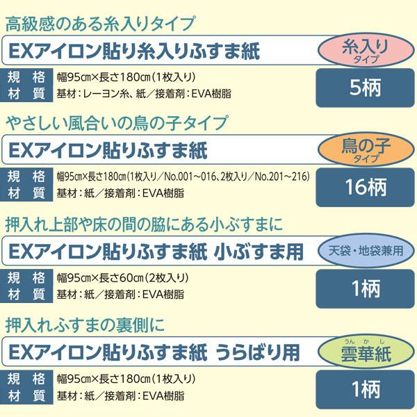 EXアイロン貼りふすま紙 1枚入 山水 幅 95cm×長さ 1m80cm No.001 アサヒペン 枠をはずさず簡単に貼れる｜e-daiku｜14