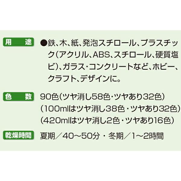 クリエイティブカラースプレー 300ml 85 グロスホワイト アサヒペン