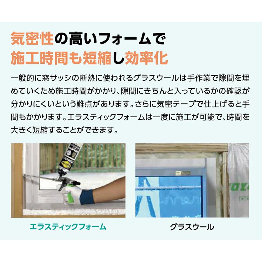 発泡ウレタンスプレー インサルパック エラスティックフォーム