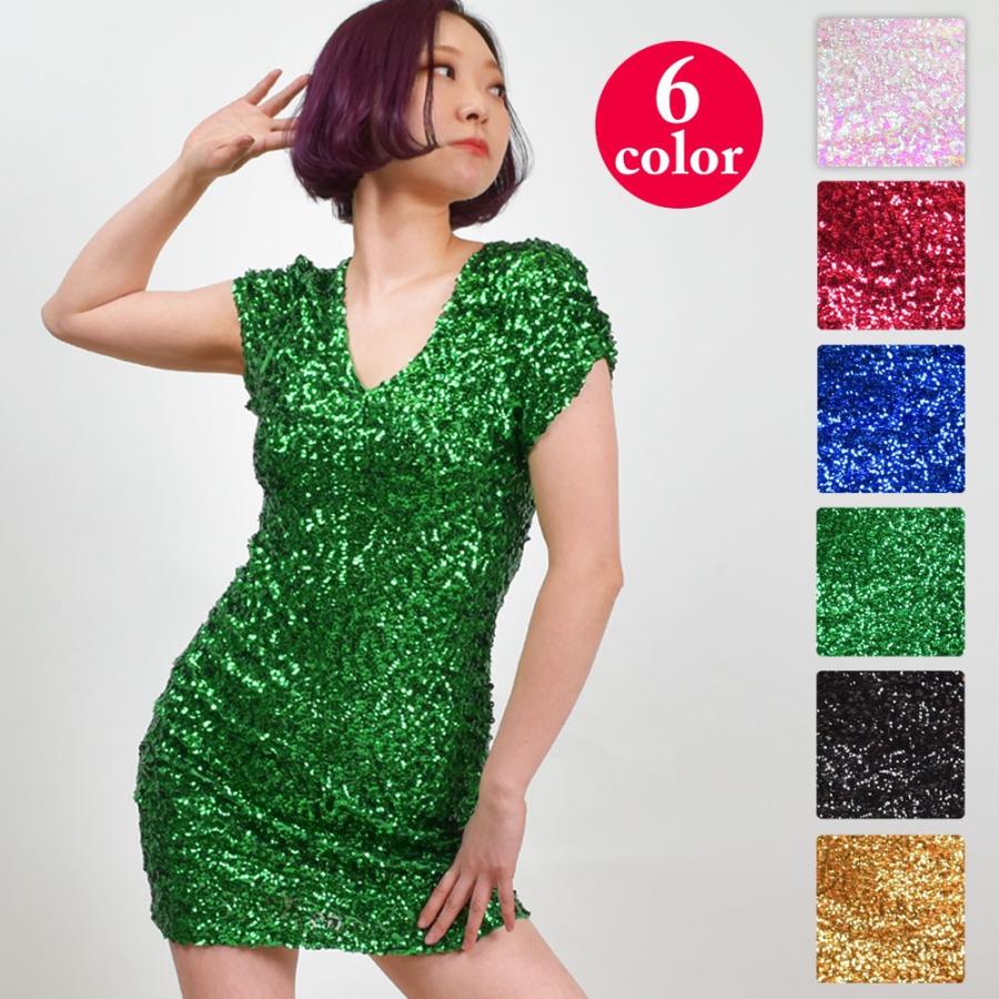 スパンコール 衣装 Vネック半袖スパンコールミニワンピ ワンピース ミニワンピース ドレス ミニドレス ダンス スパン ハロウィン コスプレ Gh8050 Dr8050 ダンス衣装ギャラリーyahoo 店 通販 Yahoo ショッピング