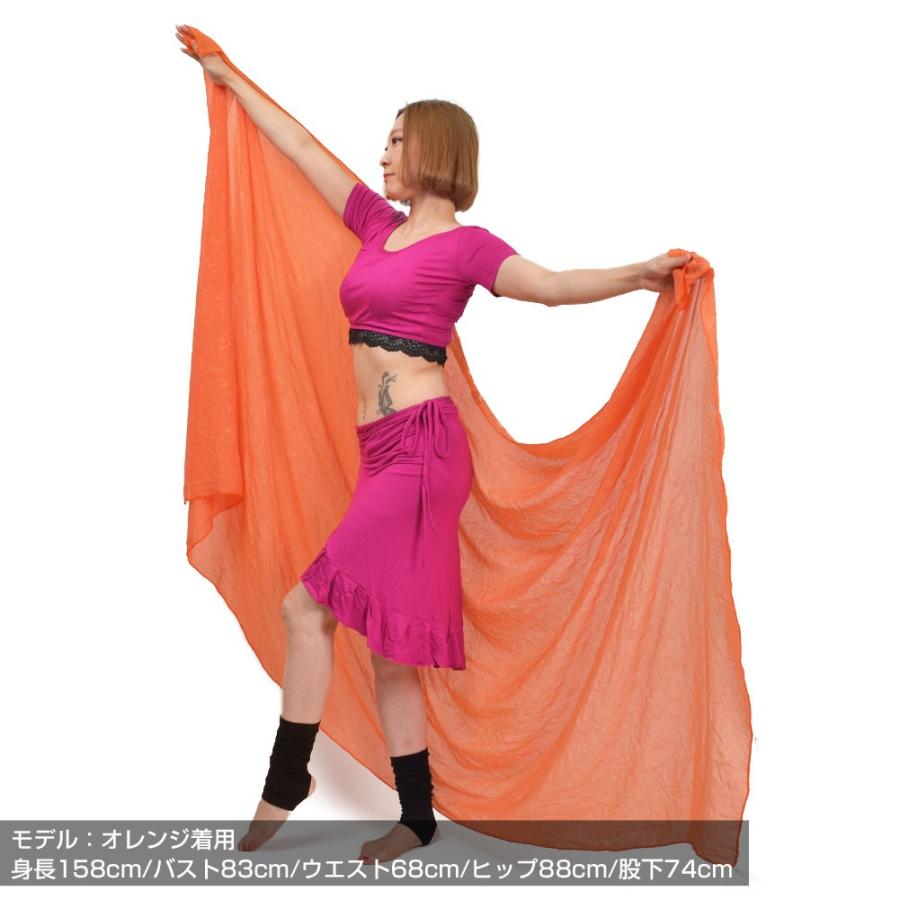 ベリーダンス衣装 シフォンベール belly dance veil ヴェール 小道具