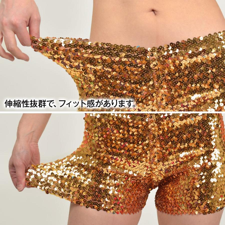 スパンコール衣装 ショート パンツ ダンスパンツ ヒップホップダンス