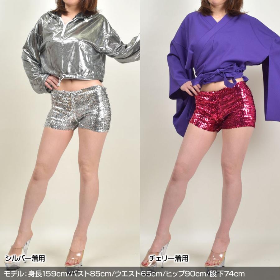 スパンコール衣装 ショート パンツ ダンスパンツ ヒップホップダンス