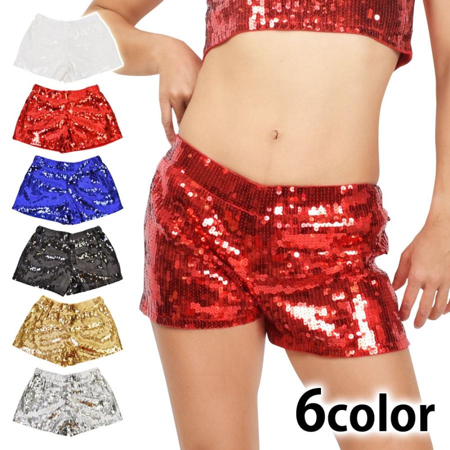 スパンコール衣装 ボトムス スパンコール 衣装 ショート パンツ