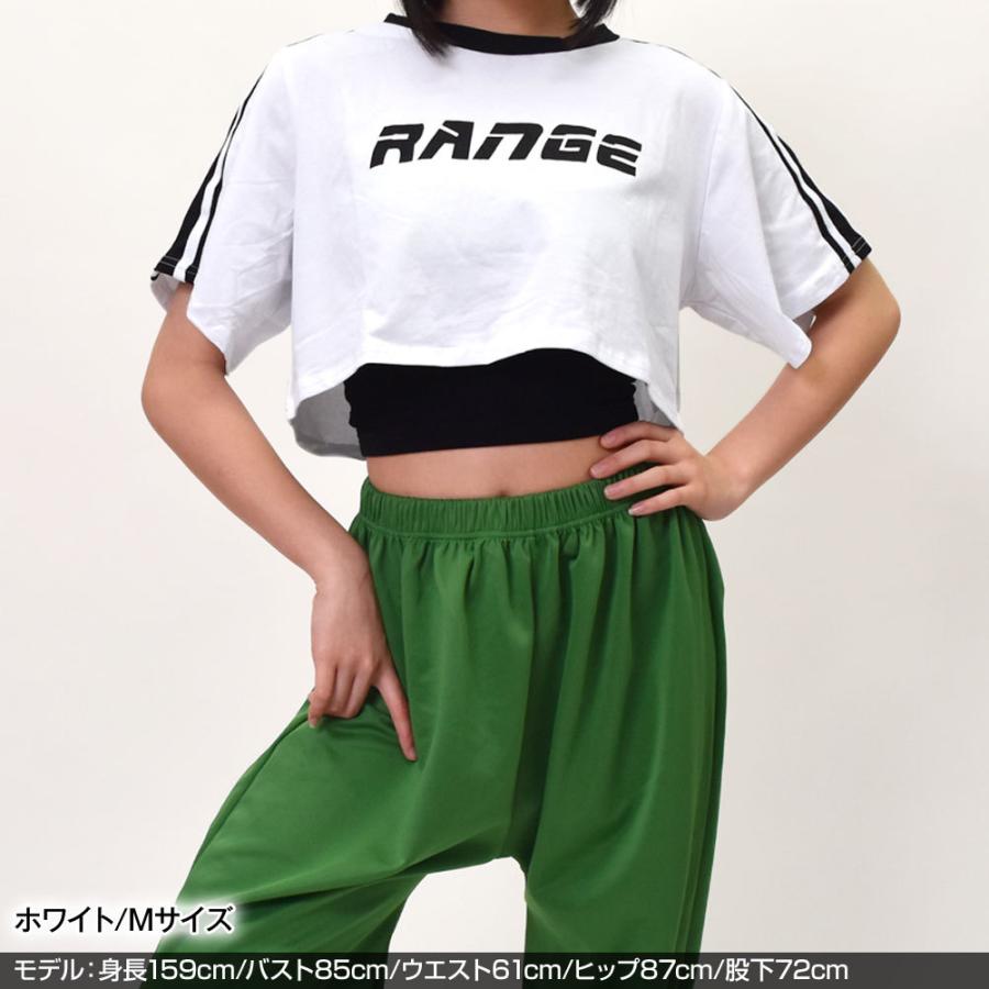 ダンス衣装 ショート丈tシャツ トップス カットソー クロップド丈