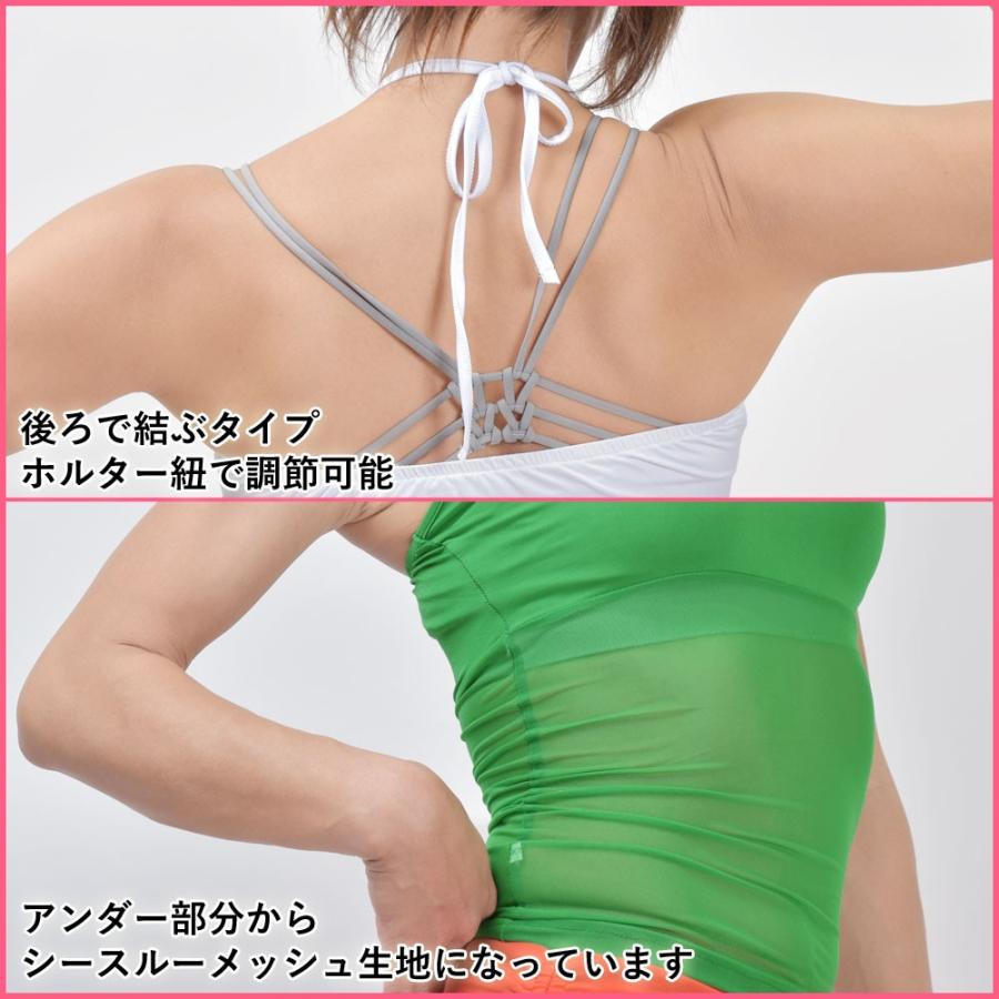 フローラルメッシュ ✧ スカーフホルタートップス 小花柄のトップス 花