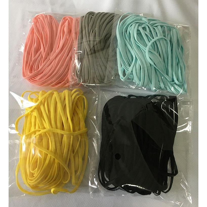 マスク用ゴム紐 新入荷 5colours 約4MM×10Mカット 平ゴム平タイプ ふんわりやわらかタイプ マスクゴム マスク用ゴム  手作りマスク |  | 07