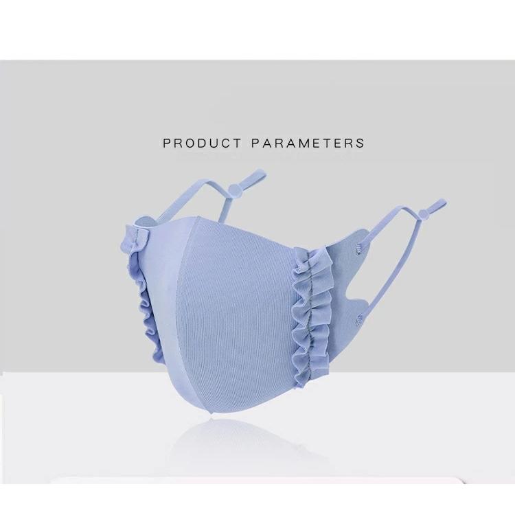 フリルマスク登場  uvカット マスク接触冷感 マスク 4枚セット 送料無料 マスク 夏 マスク 涼しい 子供用 マスク 冷感 マスク 血色マスク 女の子 男の子 |  | 06