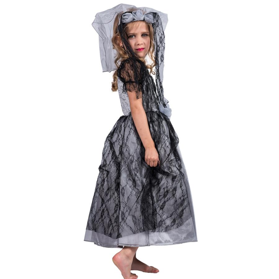 子供ハロウィン衣装子供 女の子 ブラッドウェディングガール ガイコツ ゾンビ  ゾンビの花嫁 キッズ ハロウィン衣装 幼稚園ハロウィン衣装 最新ハロウィン衣装 |  | 03