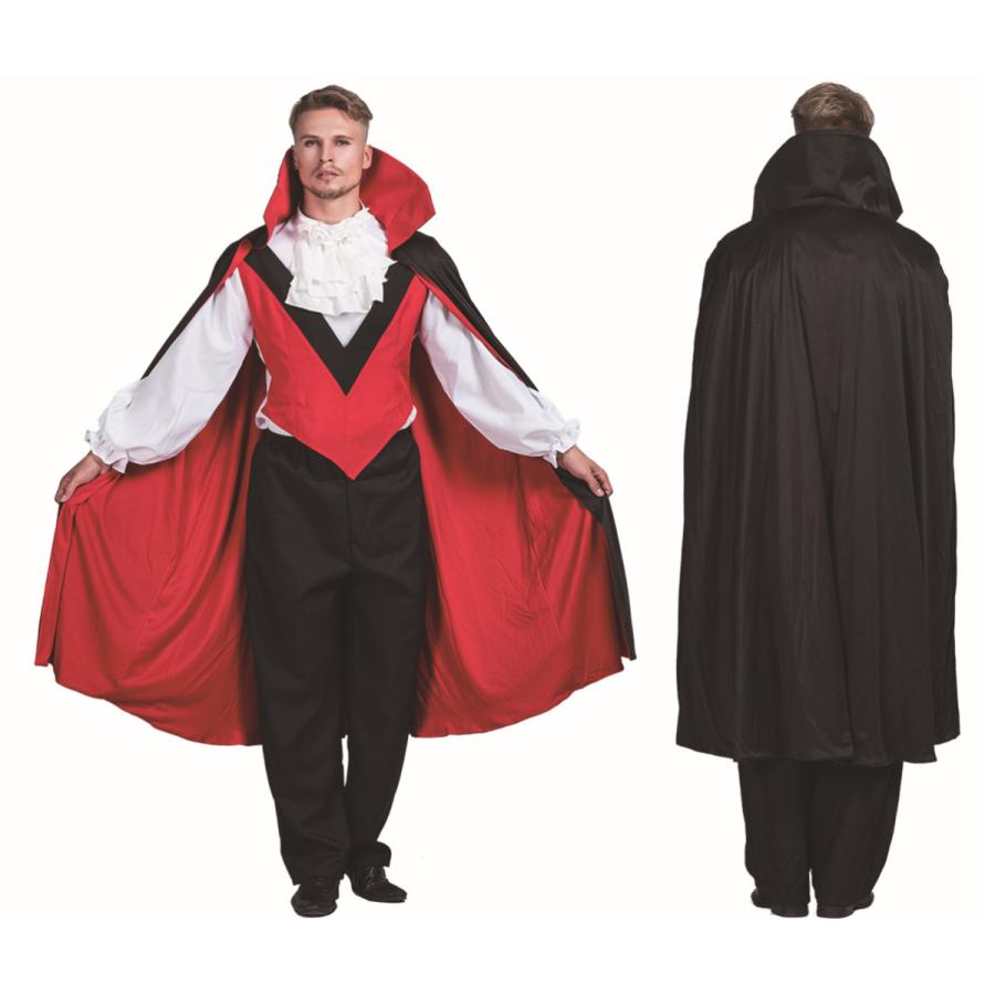 Men's ハロウィン マント ゴーストケープ   吸血鬼マント  バンパイア マント  男性用 メンズ用  ハロウィーン 王様ハロウィン衣装 コスプレ衣装 コスチューム | 
