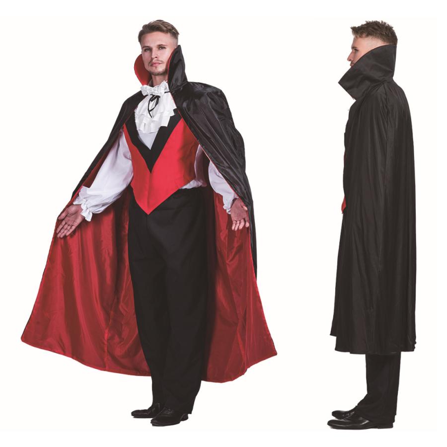Men's ハロウィン マント ゴーストケープ   吸血鬼マント  バンパイア マント  男性用 メンズ用  ハロウィーン 王様ハロウィン衣装 コスプレ衣装 コスチューム |  | 01