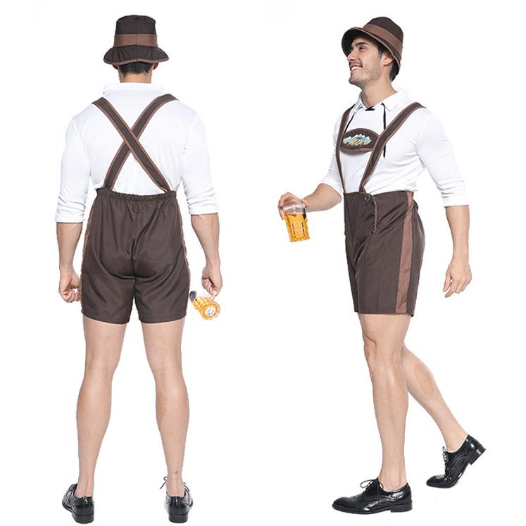 M〜XL Men's  ビール祭り ハロウィン 衣装 農場  男性用 メンズ用  ハロウィーン 王様ハロウィン衣装  コスプレ 牧場  コスチューム |  | 03