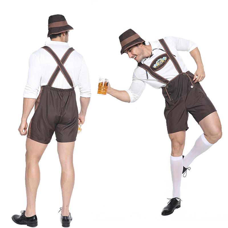 M〜XL Men's  ビール祭り ハロウィン 衣装 農場  男性用 メンズ用  ハロウィーン 王様ハロウィン衣装  コスプレ 牧場  コスチューム |  | 04