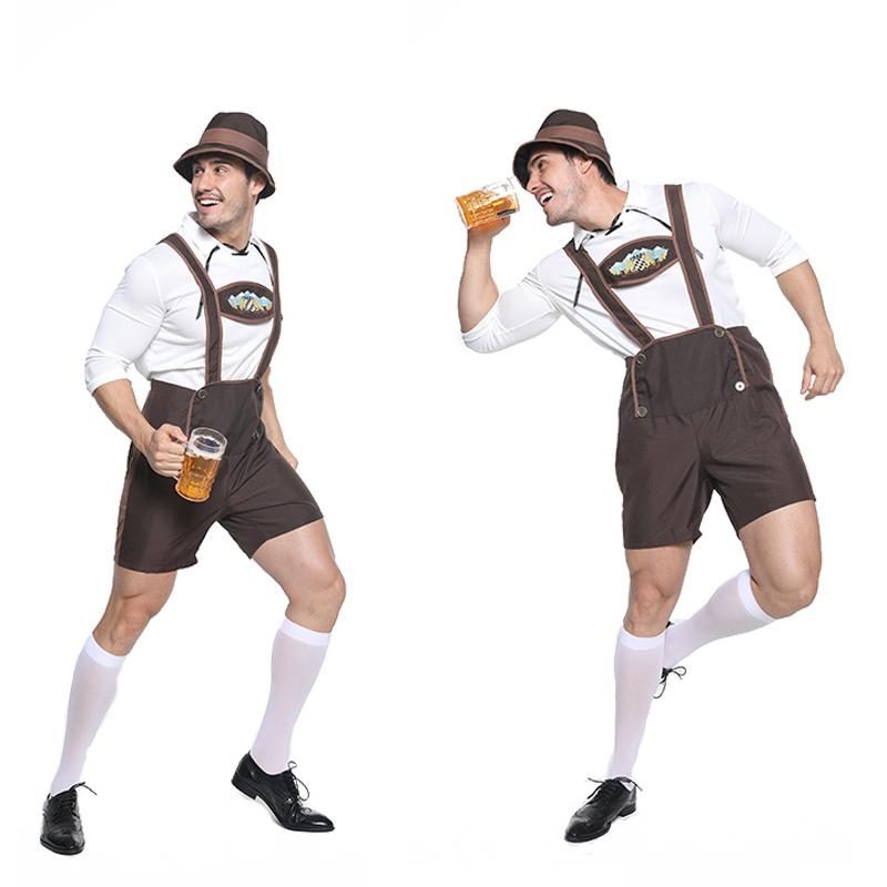 M〜XL Men's  ビール祭り ハロウィン 衣装 農場  男性用 メンズ用  ハロウィーン 王様ハロウィン衣装  コスプレ 牧場  コスチューム |  | 05