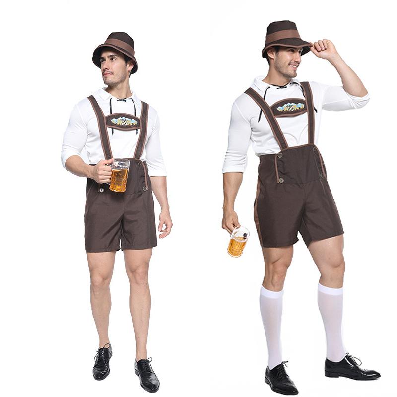 M〜XL Men's  ビール祭り ハロウィン 衣装 農場  男性用 メンズ用  ハロウィーン 王様ハロウィン衣装  コスプレ 牧場  コスチューム |  | 06