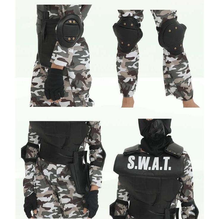 子供ハロウィン衣装子供 男の子 女の子 迷彩服 忍者 スパイ しのび  ハロウィン 衣装 戦闘服  キッズ ハロウィン衣装 幼稚園ハロウィン衣装 最新ハロウィン衣装 |  | 06