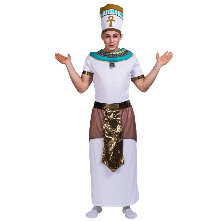 Men's ハロウィン 衣装 エジプトファラオに変身  男性用 メンズ用  ハロウィーン 王様ハロウィン衣装 コスプレ衣装 コスチューム  仮装 変装 パーティー イベン | 