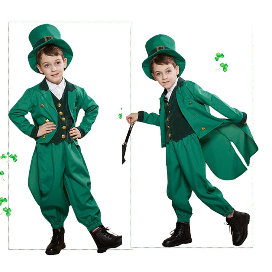 子供ハロウィン衣装子供 男の子 女の子 緑 セントパトリックスデーに変身 ハロウィン 衣装 キッズ ハロウィン衣装 幼稚園ハロウィン衣装 最新ハロウィン衣装 |  | 02