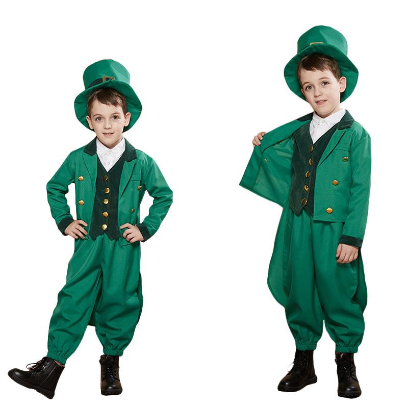 子供ハロウィン衣装子供 男の子 女の子 緑 セントパトリックスデーに変身 ハロウィン 衣装 キッズ ハロウィン衣装 幼稚園ハロウィン衣装 最新ハロウィン衣装 |  | 03