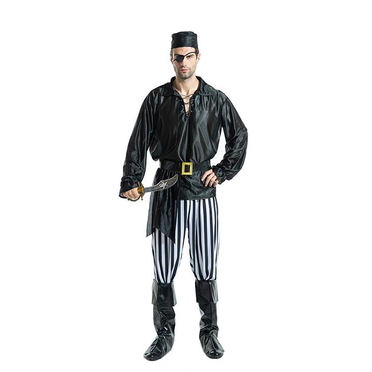 M〜XL Men's  海賊 ハロウィン 衣装 パイレーツオブカリビアン 男性用 メンズ用  ハロウィーン 王様ハロウィン衣装  コスプレ ジャック船長  コスチューム | 