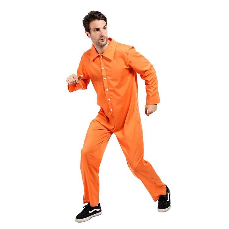 送料無料 囚人服  監獄犯人 ハロウィン 衣装 Men's  男性用 メンズ用 ハロウィーン 王様ハロウィン衣装 コスプレ コスチューム COSPLAY仮装 変装 |  | 05
