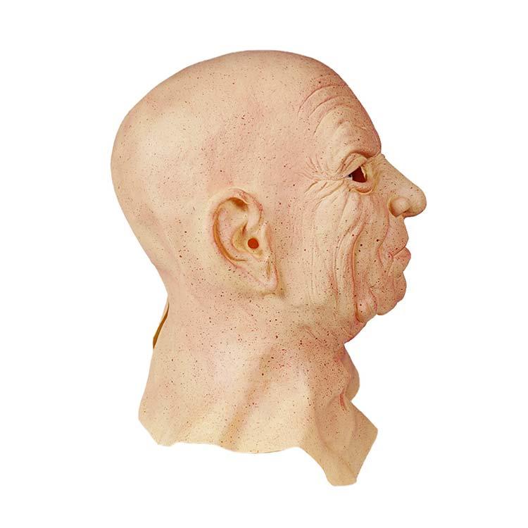 送料無料 ハロウィン仮面 仮装  怖いお面 ラテックス ハロウィンコスチューム演出道具 クリスマス  女性用 男性用 コスプレマスクお爺さん 老人のマスク |  | 11