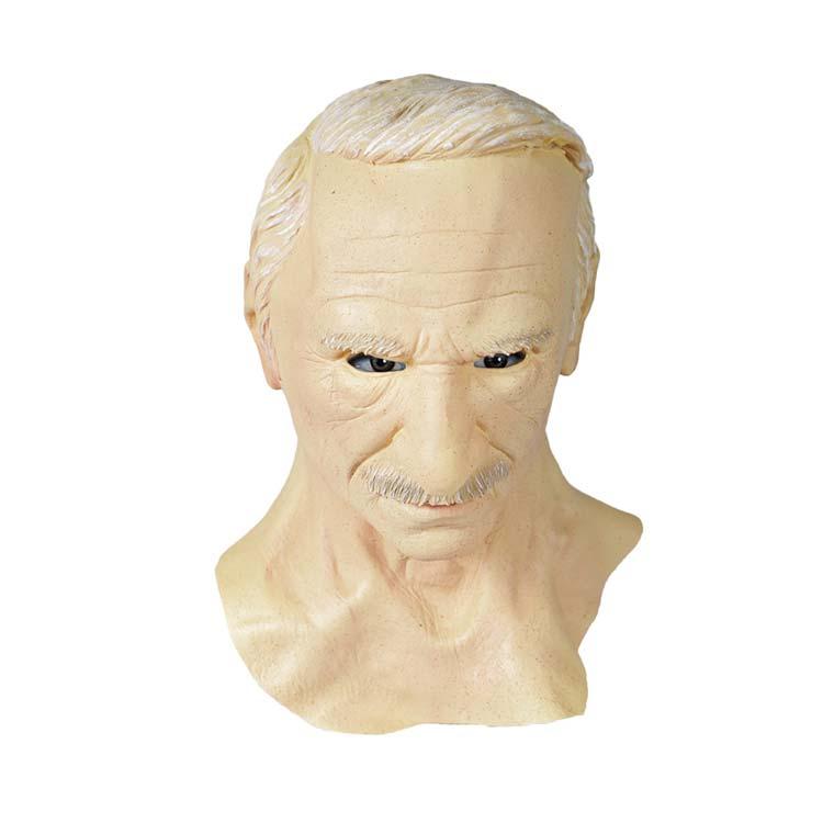 送料無料 ハロウィン仮面 仮装  怖いお面 ラテックス ハロウィンコスチューム演出道具 クリスマス  女性用 男性用 コスプレマスクお爺さん 老人のマスク |  | 05