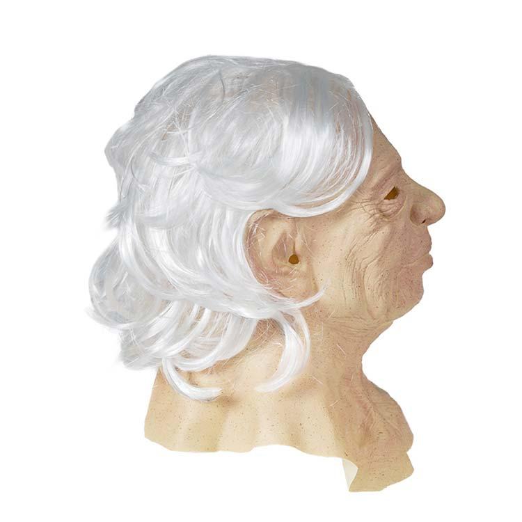 送料無料 ハロウィン仮面 仮装  怖いお面 ラテックス ハロウィンコスチューム演出道具 クリスマス  女性用 男性用 コスプレマスクお爺さん 老人のマスク |  | 08