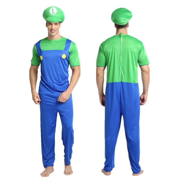 コスプレ マリオルイージ ハロウィン 仮装 コスチューム 制服 クリスマス イベント レディース 大人 衣装 |  | 05