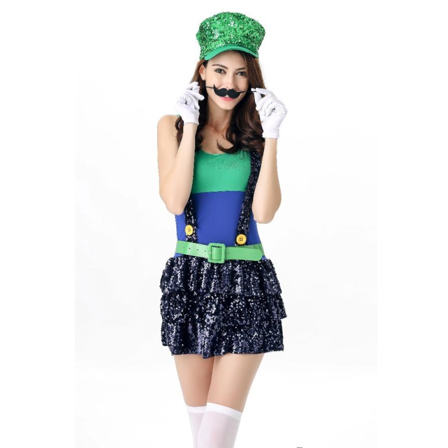 コスプレ マリオ ルイージ レディース ハロウィン 仮装 コスチューム 制服 クリスマス イベント ディズニー セットレディース 大人 衣装 |  | 01
