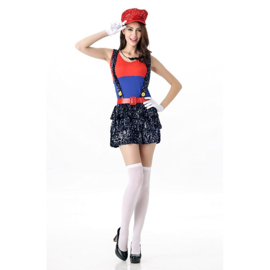 コスプレ マリオ ルイージ レディース ハロウィン 仮装 コスチューム 制服 クリスマス イベント ディズニー セットレディース 大人 衣装 |  | 06