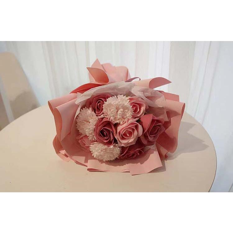 卒業式　祝い　ブーケ　花束 送料無料 ソープフラワー 花束 LEDライト プレゼント ギフト 母の日 卒