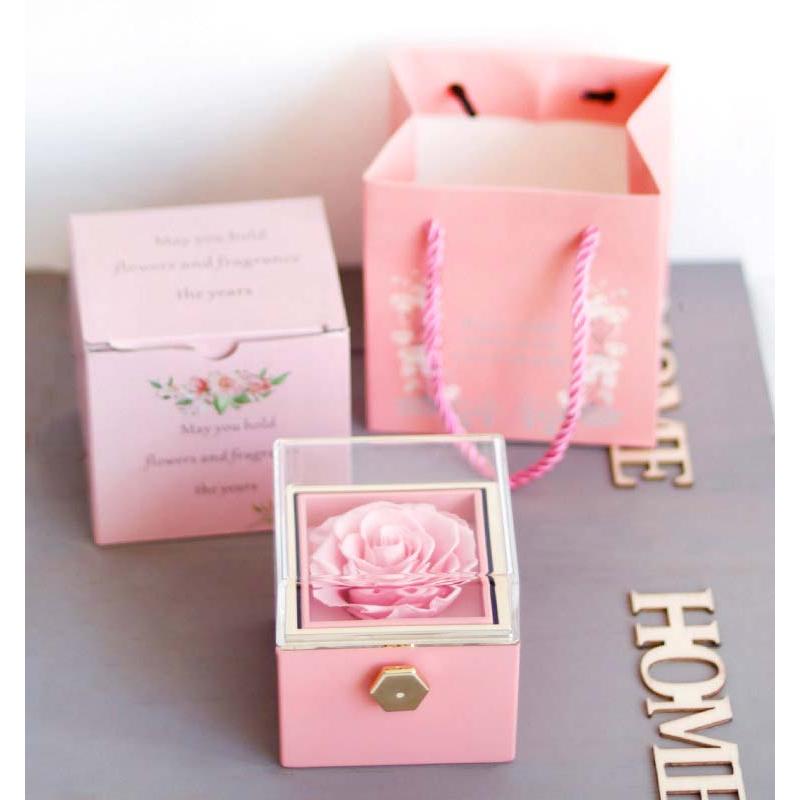 送料無料 プリザーブドフラワー ジュエリーボックス ブリザード