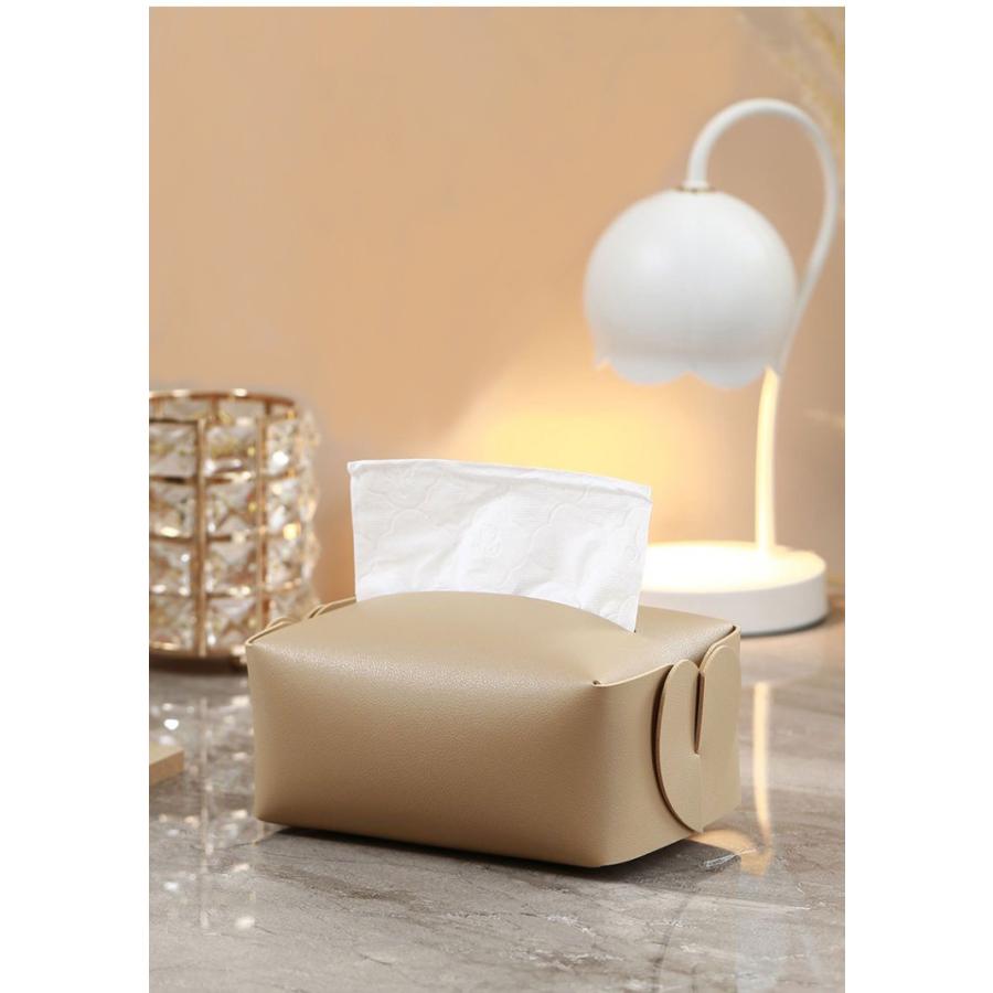 ティッシュカバー レザーティッシュボックスカバー 2点セット