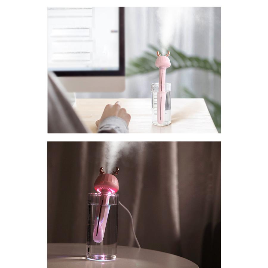 送料無料 USB給電式 インテリア  加湿器 卓上加湿器 USB 小型 静音  大容量 ミストボックス USB加湿器 卓上 オフィス 車載 コードレス 携帯加湿器 |  | 03