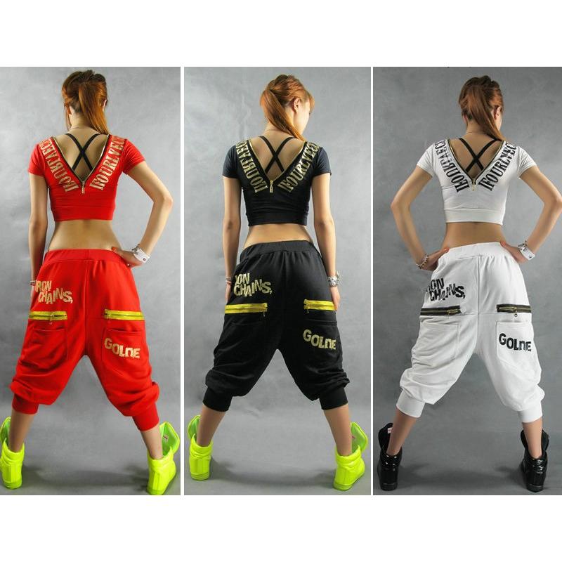 ダンス衣装 まとめ買いでお得 ロングパンツ ジャズダンス レディース ファッション お買い得 ストリートダンス 派手 ボリュームたっぷり