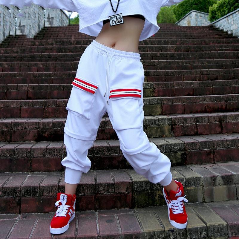 ロングパンツ ジャズダンス レディース ファッション ストリートダンス お買い得 ダンス衣装 ボリュームたっぷり 派手 オンラインショップ