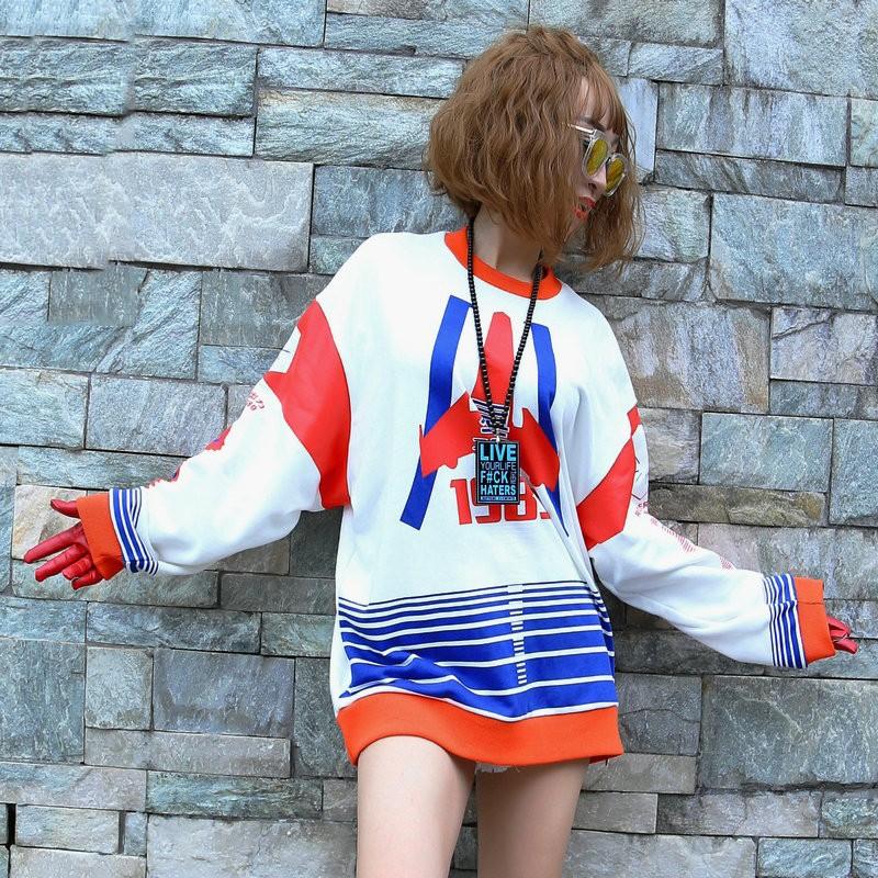 トレーナー 長袖 ジャズダンス レディース ファッション ストリートダンス お買い得 ダンス衣装 ボリュームたっぷり 派手 最大42 Offクーポン