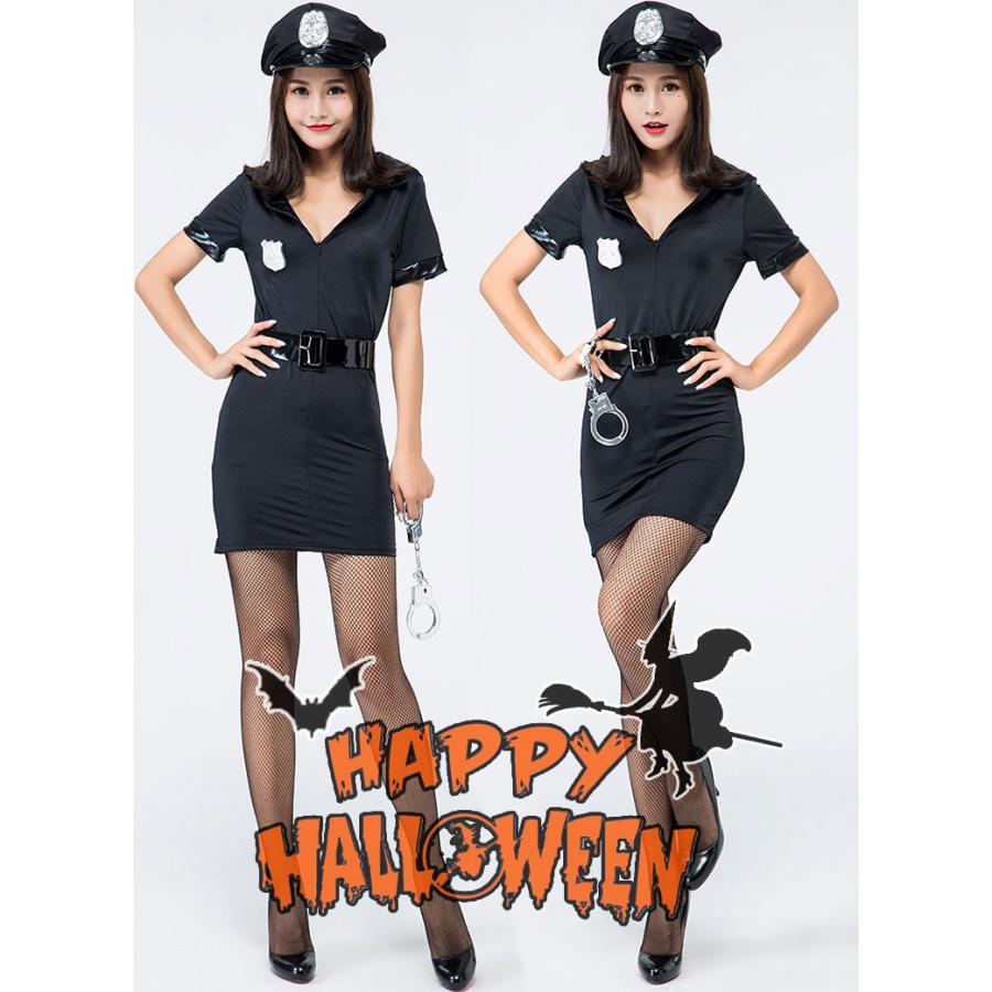 ハロウィン衣装 大人用 女性用  ポリス コスプレ 警察官 コスチューム パイロット ハロウィン 衣装 コスプレ レディース ガールズ  ハロウィーン | 