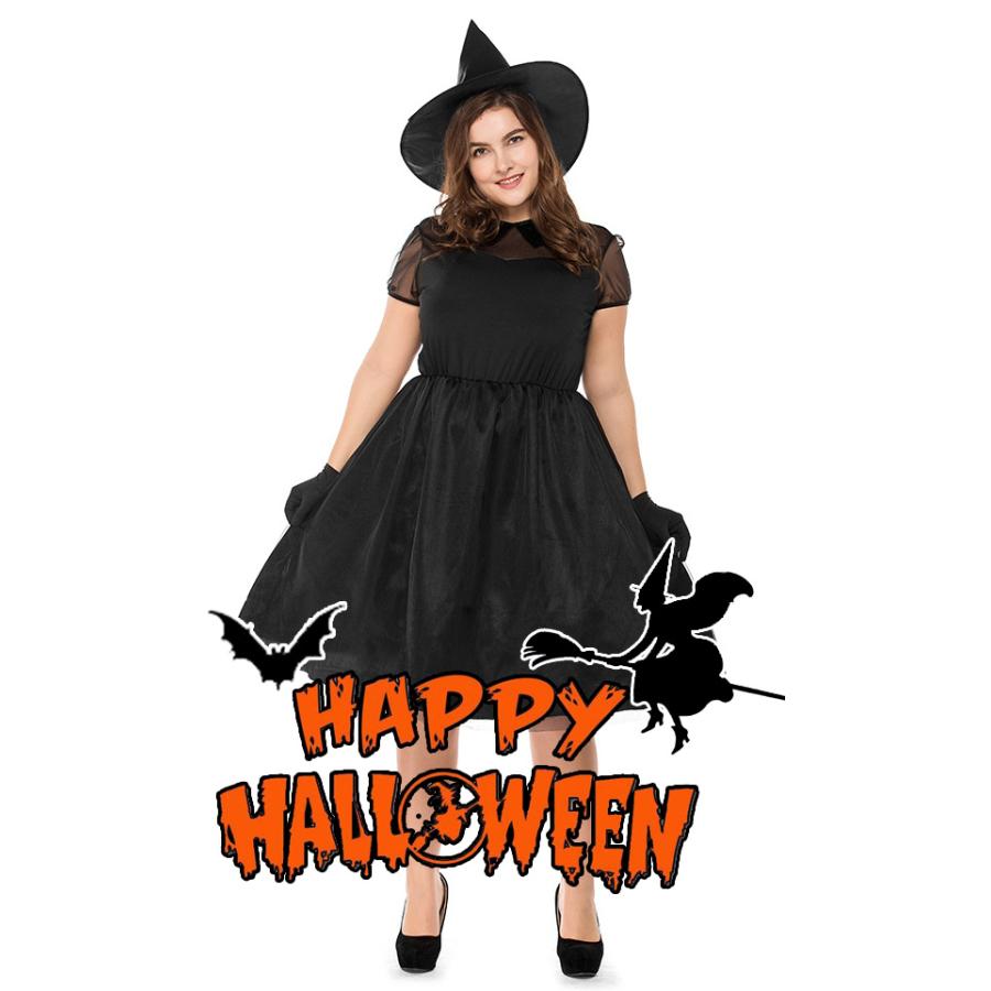 大きいサイズM〜XXXL ハロウィン衣装 大人用 女性用 ドレス  witch 巫女 ウィッチガール  ハロウィン 衣装 仮装 コスプレ  レディース  イベント ハロウィーン | 