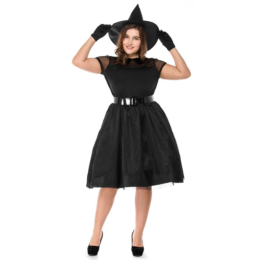 大きいサイズM〜XXXL ハロウィン衣装 大人用 女性用 ドレス  witch 巫女 ウィッチガール  ハロウィン 衣装 仮装 コスプレ  レディース  イベント ハロウィーン |  | 02