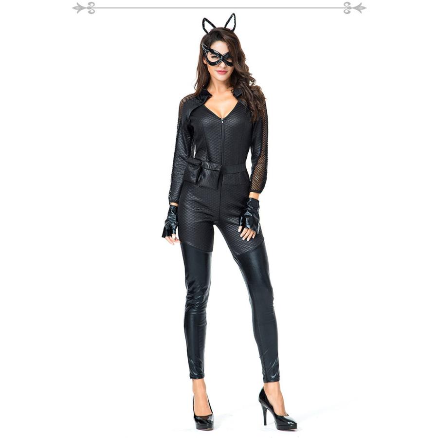 S-XL大人用 ハロウィン衣装 女性用 キャットウーマン 黒猫 キャッツ フェアリー ハロウィン 衣装 コスプレ レディース ガールズ ハロウィーン コスチューム |  | 02