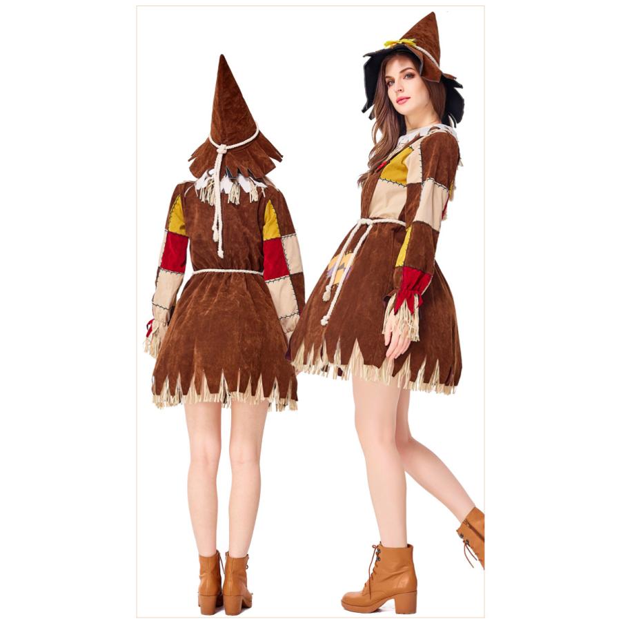 大きいサイズS〜XL 大人用  ハロウィン衣装 女性用 アリス  案山子 かかし  ハロウィン 衣装 仮装 コスプレ レディース ガールズ ハロウィーン  コスチューム |  | 05