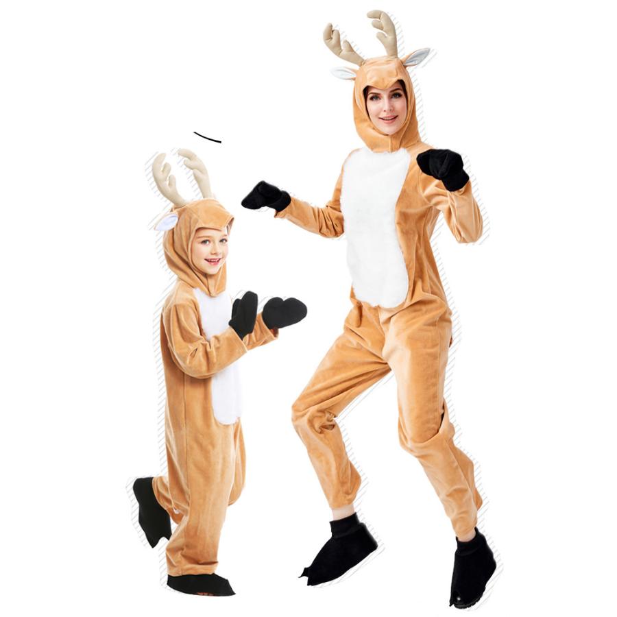 ハロウィン衣装 カップル 子供ハロウィン衣装   ハロウィン衣装子供 キッズ ハロウィン衣装 動物 鹿 クリスマストナカイ ハロウィン   衣装  レディース |  | 02