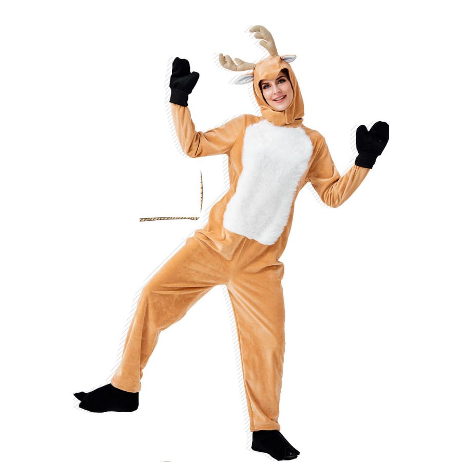 ハロウィン衣装 カップル 子供ハロウィン衣装   ハロウィン衣装子供 キッズ ハロウィン衣装 動物 鹿 クリスマストナカイ ハロウィン   衣装  レディース |  | 03