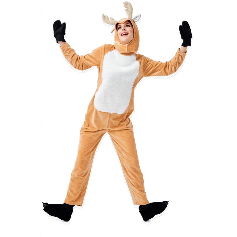 ハロウィン衣装 カップル 子供ハロウィン衣装   ハロウィン衣装子供 キッズ ハロウィン衣装 動物 鹿 クリスマストナカイ ハロウィン   衣装  レディース |  | 04