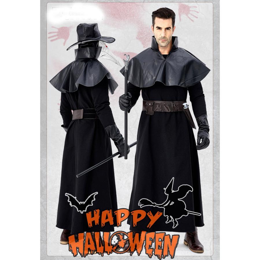 M〜XL Men's ハロウィン 衣装 男性用 メンズ用 疫病のカラス 医者 ハロウィーン 王様ハロウィン衣装 コスプレ コスチューム  COSPLAY仮装 コスプレアニメ | 