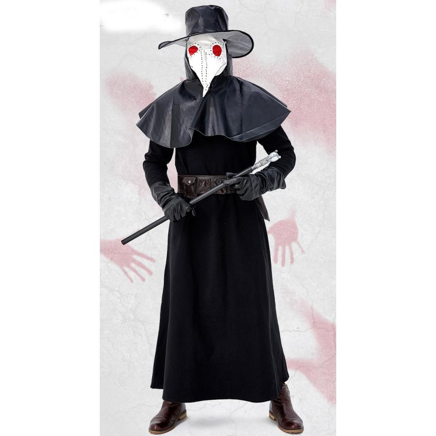 M〜XL Men's ハロウィン 衣装 男性用 メンズ用 疫病のカラス 医者 ハロウィーン 王様ハロウィン衣装 コスプレ コスチューム  COSPLAY仮装 コスプレアニメ |  | 02