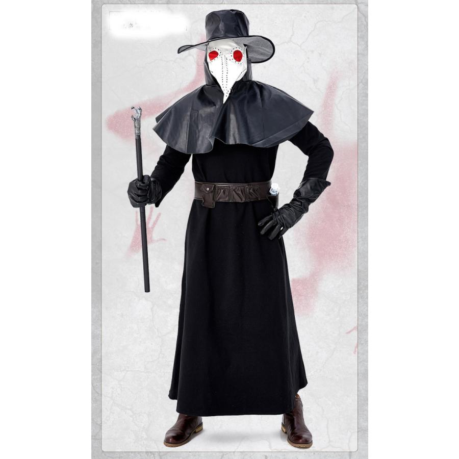 M〜XL Men's ハロウィン 衣装 男性用 メンズ用 疫病のカラス 医者 ハロウィーン 王様ハロウィン衣装 コスプレ コスチューム  COSPLAY仮装 コスプレアニメ |  | 03