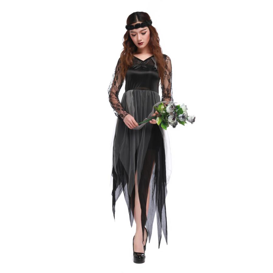 ハロウィン衣装 大人用 女性用 ドレス  ゾンビの花嫁 ウィッチガール  ハロウィン 衣装 仮装 コスプレ  レディース  イベント ハロウィーン  学園祭 文化祭 |  | 02